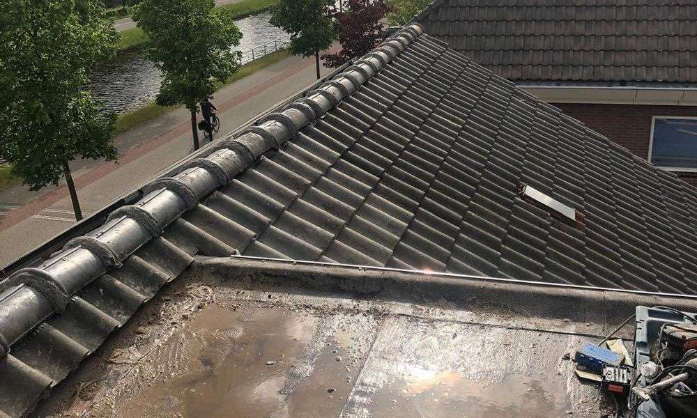 Lekkage op plat dak in Medemblik